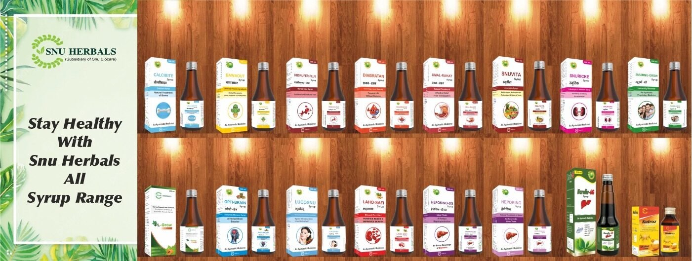 SNU herbal Banner and products