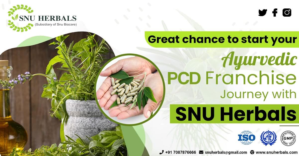 Start Ayurvedic PCD Franchise - SNU Herbals