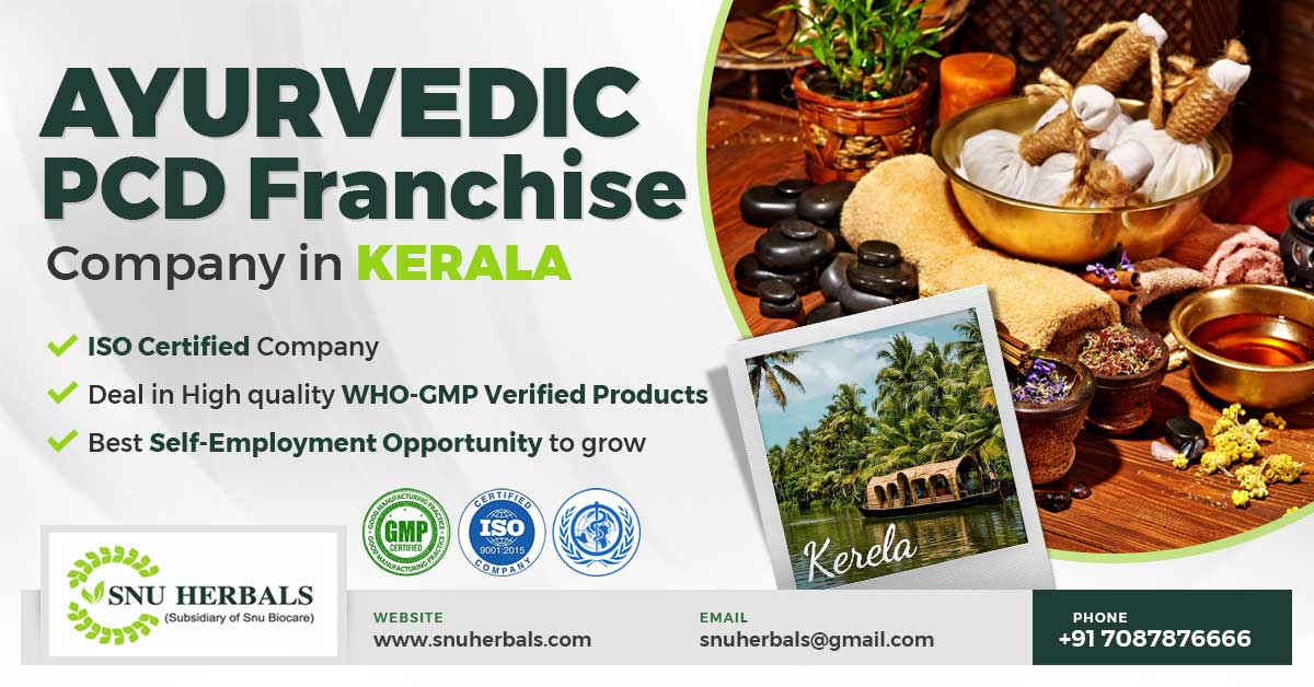 Get ready to become the part of most advantageous Ayurvedic PCD franchise company in Kerala | SNU Herbals
